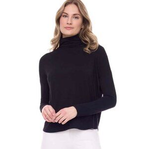 ILTM morgan solid knit jersey turtleneck